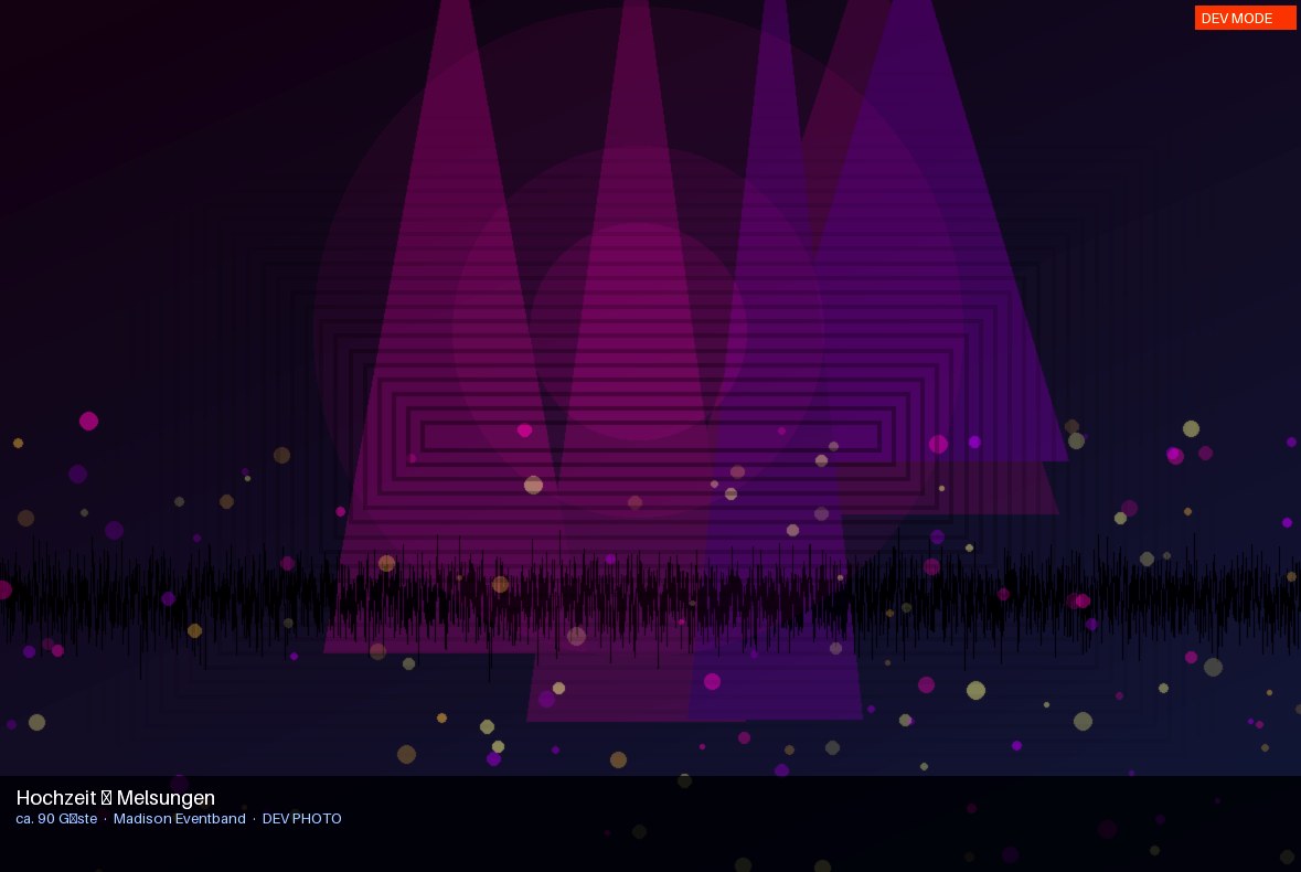 Sängerin und Musiker Madison Eventband